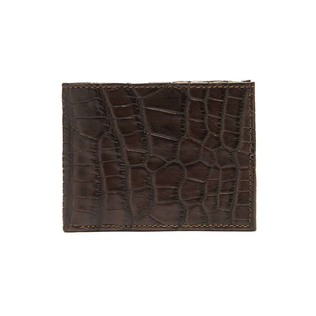 Cartera de Cocodrilo Original Color Mantequilla WD-1545 main image 1