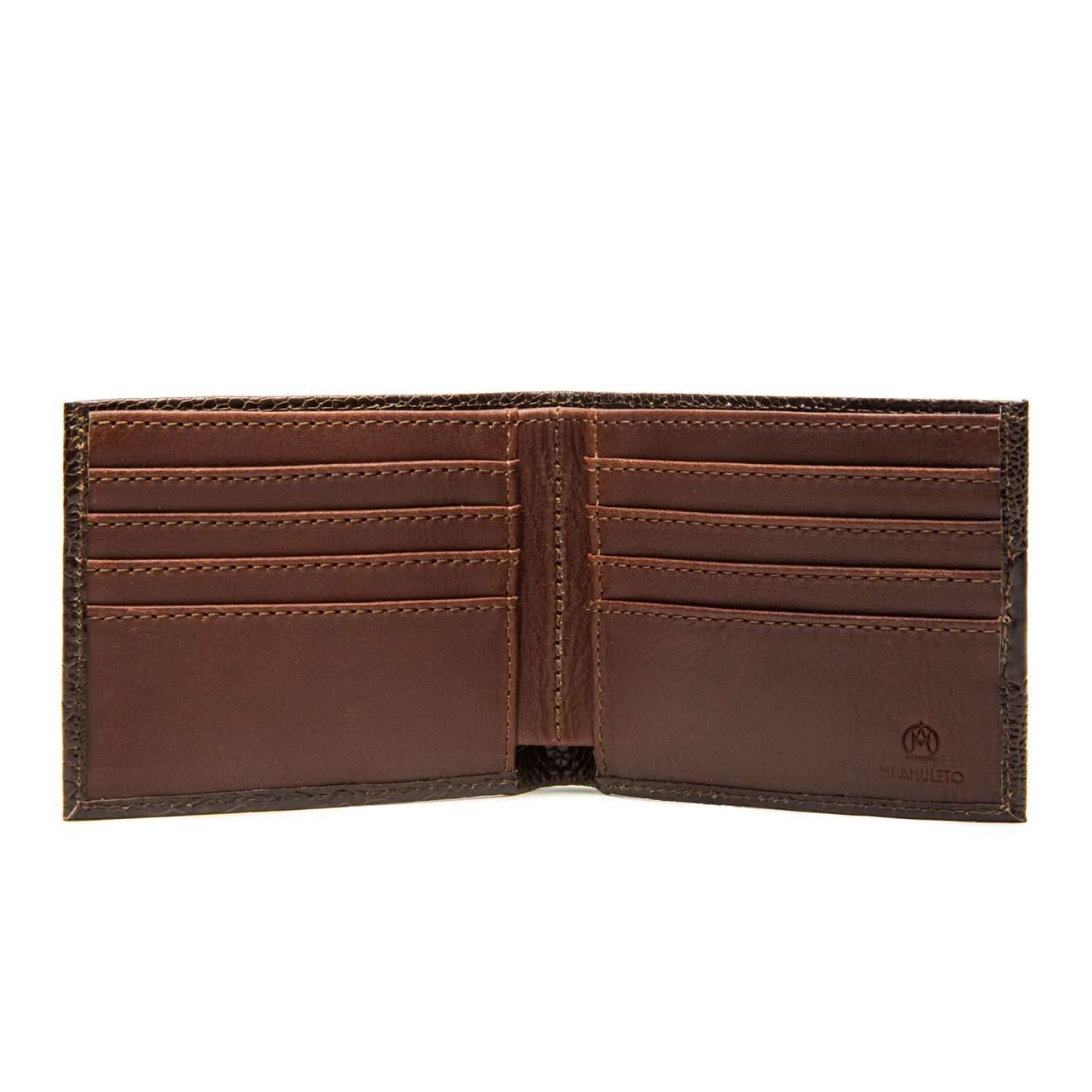 Cartera Avestruz Original Negra CA10305 main image 0